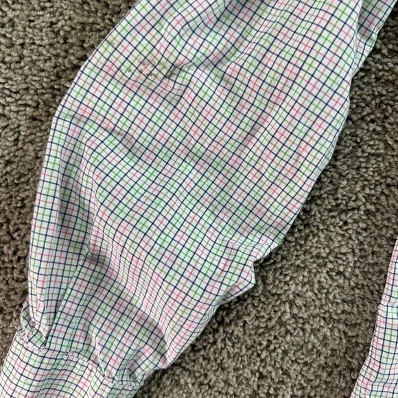 Ralph Lauren Shirt Mens Large Purple White Blue Pony Multicolor Check FLAW - Picture 6 of 12